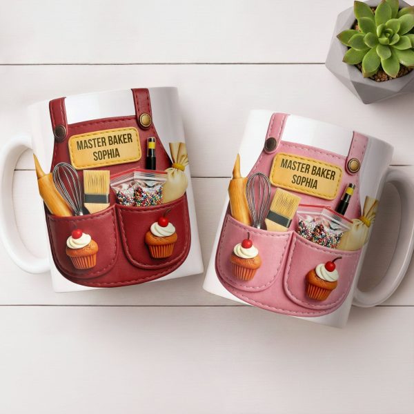 Master Baker And Delightful Baker's Craft - Personalized Custom Coffee Mug - JBS094_MG