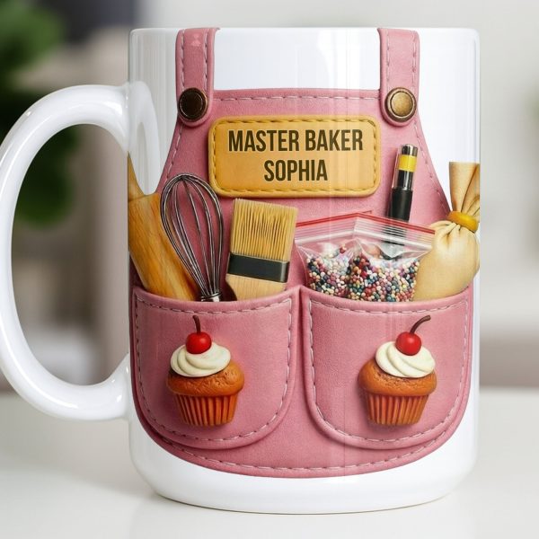 Master Baker And Delightful Baker's Craft - Personalized Custom Coffee Mug - JBS094_MG