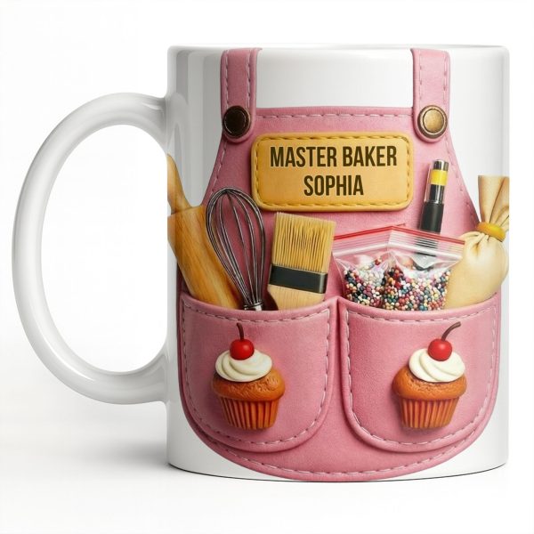 Master Baker And Delightful Baker's Craft - Personalized Custom Coffee Mug - JBS094_MG