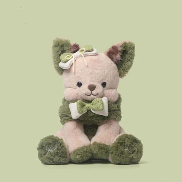 Matcha Puppy Plush Toy Sleeping Dog Pillow