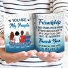 May Not Be My Sister By Blood But She's My Sister By Heart Best Friends - Bestie BFF Gift - Personalized Custom White Edge-to-Edge Mug May Not Be My Sister By Blood But She's My Sister By Heart Best Friends - Bestie BFF Gift - Personalized Custom White Edge-to-Edge Mug