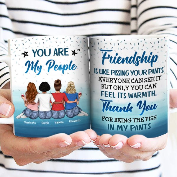 May Not Be My Sister By Blood But She's My Sister By Heart Best Friends - Bestie BFF Gift - Personalized Custom White Edge-to-Edge Mug May Not Be My Sister By Blood But She's My Sister By Heart Best Friends - Bestie BFF Gift - Personalized Custom White Edge-to-Edge Mug