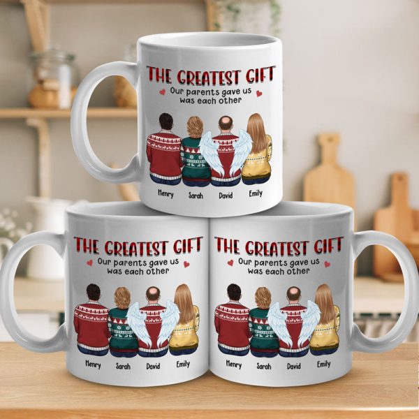 Maybe In Distance But Never At Heart - Family Personalized Custom Mug - Christmas Gift For Siblings, Brothers, Sisters Maybe In Distance But Never At Heart - Family Personalized Custom Mug - Christmas Gift For Siblings, Brothers, Sisters