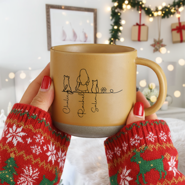 Me and My Fur Babies - Personalized Pet & Owner Pottery Mug CH07 899972 Me and My Fur Babies - Personalized Pet & Owner Pottery Mug CH07 899972