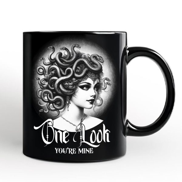 Medusa Spooky Portrait Personalized Mug Horror Villain Theme Halloween Gift with Custom Name Medusa Spooky Portrait Personalized Mug Horror Villain Theme Halloween Gift with Custom Name