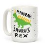 Menorah Saurus Rex Coffee Mug Menorah Saurus Rex Coffee Mug