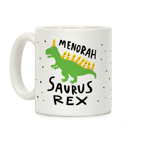 Menorah Saurus Rex Coffee Mug Menorah Saurus Rex Coffee Mug