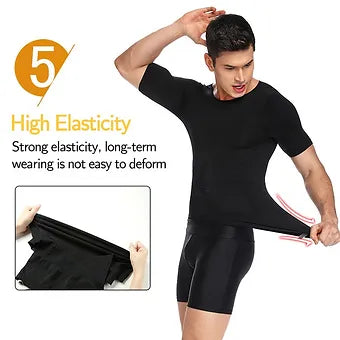 Men'S Body Shaper Slimming T-Shirt Men'S Body Shaper Slimming T-Shirt