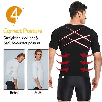 Men'S Body Shaper Slimming T-Shirt Men'S Body Shaper Slimming T-Shirt