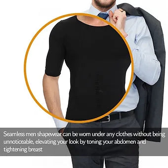 Men'S Body Shaper Slimming T-Shirt Men'S Body Shaper Slimming T-Shirt