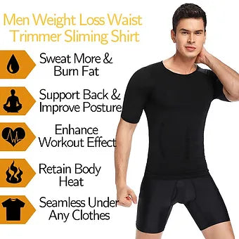 Men'S Body Shaper Slimming T-Shirt Men'S Body Shaper Slimming T-Shirt