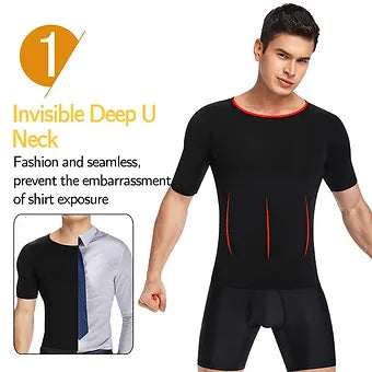 Men'S Body Shaper Slimming T-Shirt Men'S Body Shaper Slimming T-Shirt