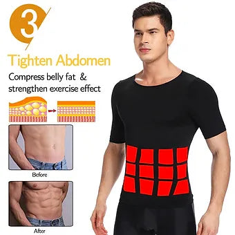 Men'S Body Shaper Slimming T-Shirt Men'S Body Shaper Slimming T-Shirt