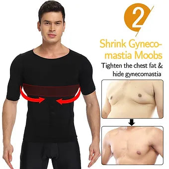 Men'S Body Shaper Slimming T-Shirt Men'S Body Shaper Slimming T-Shirt