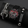 Men’s Minimal Quartz Watch Necklace and Bracelet Set Men’s Minimal Quartz Watch Necklace and Bracelet Set