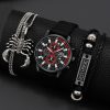 Men’s Minimal Quartz Watch Necklace and Bracelet Set Men’s Minimal Quartz Watch Necklace and Bracelet Set