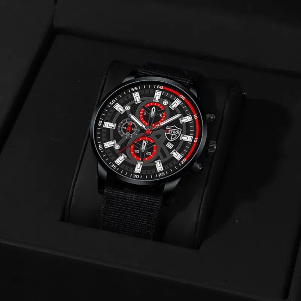 Men’s Minimal Quartz Watch Necklace and Bracelet Set Men’s Minimal Quartz Watch Necklace and Bracelet Set