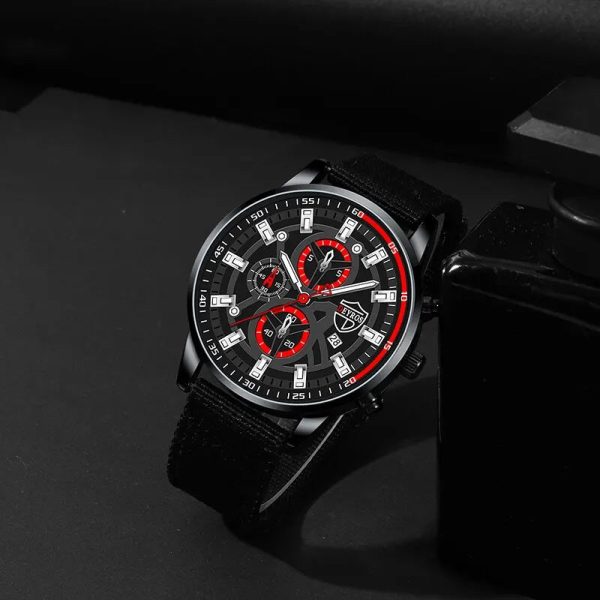 Men’s Minimal Quartz Watch Necklace and Bracelet Set Men’s Minimal Quartz Watch Necklace and Bracelet Set