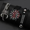 Men’s Minimal Quartz Watch Necklace and Bracelet Set Men’s Minimal Quartz Watch Necklace and Bracelet Set