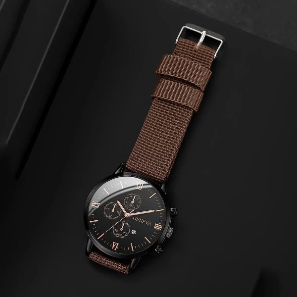 Men’s Quartz Watch and Bracelet Set 4 or 5 Pieces Men’s Quartz Watch and Bracelet Set 4 or 5 Pieces