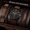 Men’s Quartz Watch and Bracelet Set 4 or 5 Pieces Men’s Quartz Watch and Bracelet Set 4 or 5 Pieces