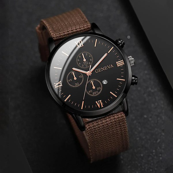 Men’s Quartz Watch and Bracelet Set 4 or 5 Pieces Men’s Quartz Watch and Bracelet Set 4 or 5 Pieces