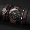 Men’s Quartz Watch and Bracelet Set 4 or 5 Pieces Men’s Quartz Watch and Bracelet Set 4 or 5 Pieces