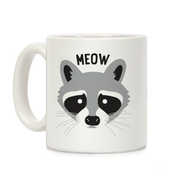 Meow Raccoon Coffee Mug Meow Raccoon Coffee Mug