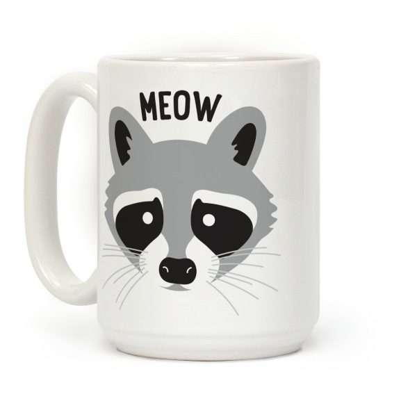 Meow Raccoon Coffee Mug Meow Raccoon Coffee Mug