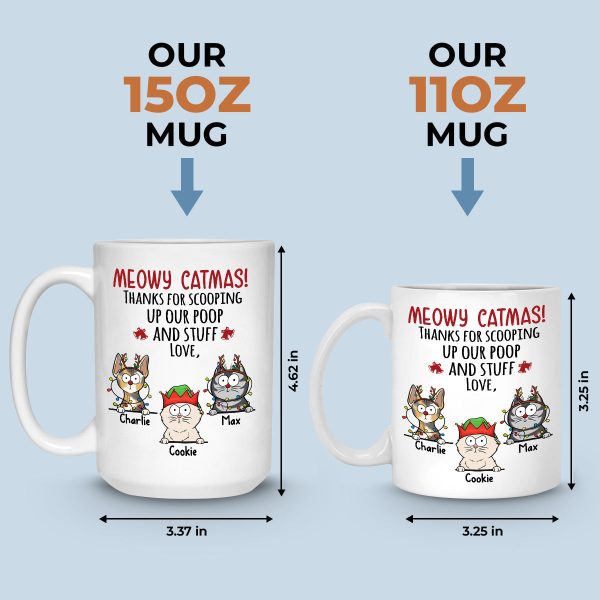 Meowy Catmas - Cat Personalized Custom Mug - Christmas Gift For Pet Owners, Pet Lovers Meowy Catmas - Cat Personalized Custom Mug - Christmas Gift For Pet Owners, Pet Lovers