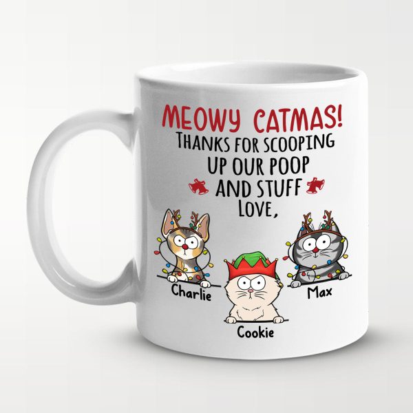 Meowy Catmas - Cat Personalized Custom Mug - Christmas Gift For Pet Owners, Pet Lovers Meowy Catmas - Cat Personalized Custom Mug - Christmas Gift For Pet Owners, Pet Lovers