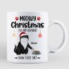 Meowy Catmas Human Christmas Personalized Mug Meowy Catmas Human Christmas Personalized Mug