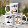 Meowy Catmas Human Christmas Personalized Mug Meowy Catmas Human Christmas Personalized Mug