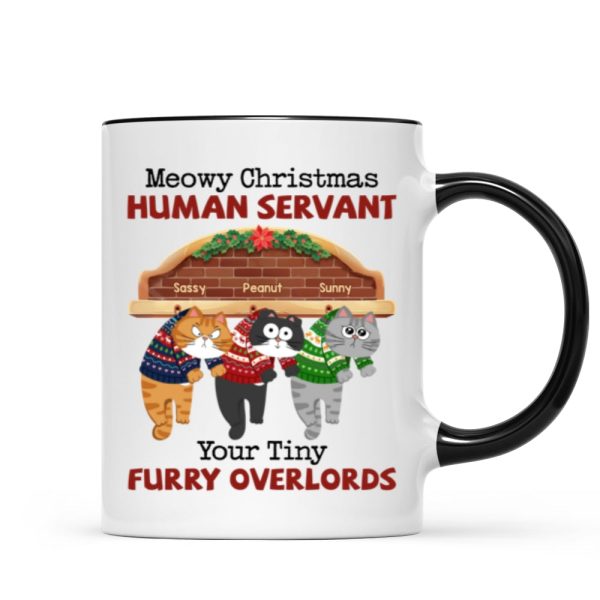 Meowy Christmas Human From Naughty Cats Personalized Mug, Christmas Gift Meowy Christmas Human From Naughty Cats Personalized Mug, Christmas Gift