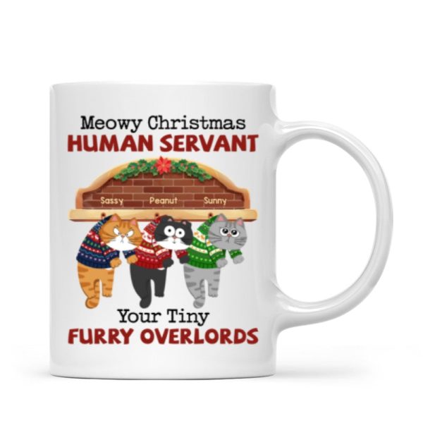 Meowy Christmas Human From Naughty Cats Personalized Mug, Christmas Gift Meowy Christmas Human From Naughty Cats Personalized Mug, Christmas Gift