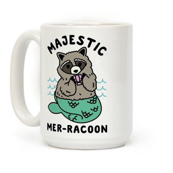 Mer-Trash Raccoon Coffee Mug Mer-Trash Raccoon Coffee Mug