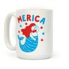 Merica Mermaid Coffee Mug Merica Mermaid Coffee Mug