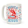 MERICA We Got Shotguns & Jesus Coffee Mug MERICA We Got Shotguns & Jesus Coffee Mug