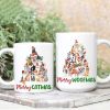 Merry Catmas Woofmas Cat Dog Coffee Mug HN590 Merry Catmas Woofmas Cat Dog Coffee Mug HN590