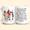 Merry Christmas From The Dog - Personalized Mug Merry Christmas From The Dog - Personalized Mug