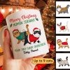 Merry Christmas Human Servant Walking Fluffy Cat Personalized Mug Merry Christmas Human Servant Walking Fluffy Cat Personalized Mug