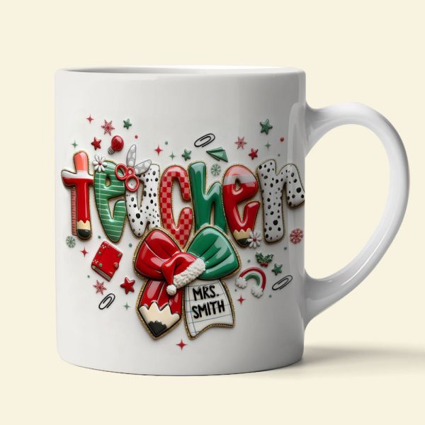 Merry Conquette Teacher Mug, Personalized Gifts For Teacher & Other Education-Related Job Titles 03QHTI201125 Merry Conquette Teacher Mug, Personalized Gifts For Teacher & Other Education-Related Job Titles 03QHTI201125