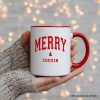 Merry Cousin Retro Christmas Personalized Mug, Matching Family Holiday Gift with Custom Name Merry Cousin Retro Christmas Personalized Mug, Matching Family Holiday Gift with Custom Name