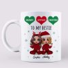 Merry Effing Christmas To My Bestie Personalized Mug Merry Effing Christmas To My Bestie Personalized Mug