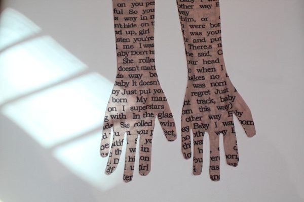 Mesh Letter Print Sleeveless Top With Gloves Mesh Letter Print Sleeveless Top With Gloves