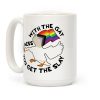 Mess With The Gay You Get The Slay Goose Coffee Mug Mess With The Gay You Get The Slay Goose Coffee Mug