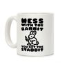 Mess With The Rabbit You Get The Stabbit Coffee Mug Mess With The Rabbit You Get The Stabbit Coffee Mug