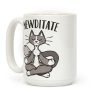 Mewditate Coffee Mug Mewditate Coffee Mug