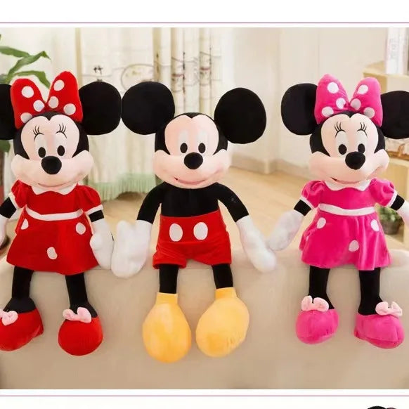 Mickey and Minnie Couple Plush Dolls 35 cm