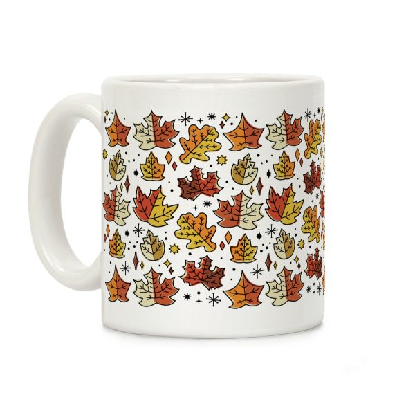 Mid Century Modern Fall Leaves Coffee Mug Mid Century Modern Fall Leaves Coffee Mug